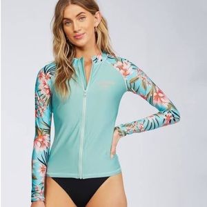 Billabong Long Sleeve Zip Rashguard